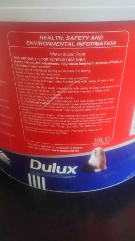 Photo of free Weather shield masonry paint (Bexley DA5) #2