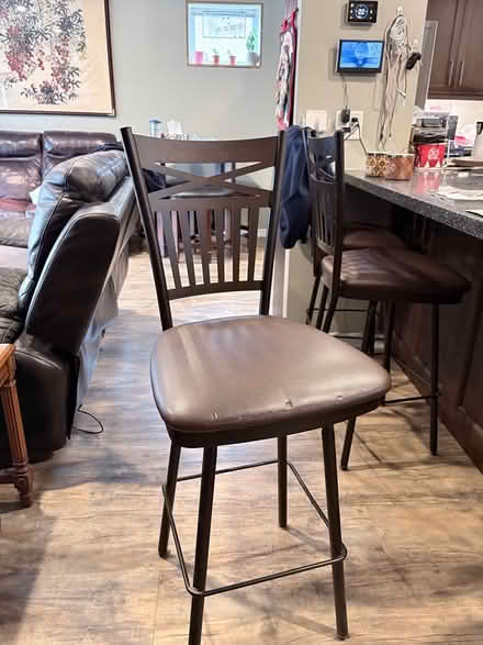Photo of free 3 Bar stools (Streetsville) #3