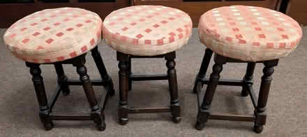 Photo of free 3 solid wood low stools (Wokingham RG40) #2