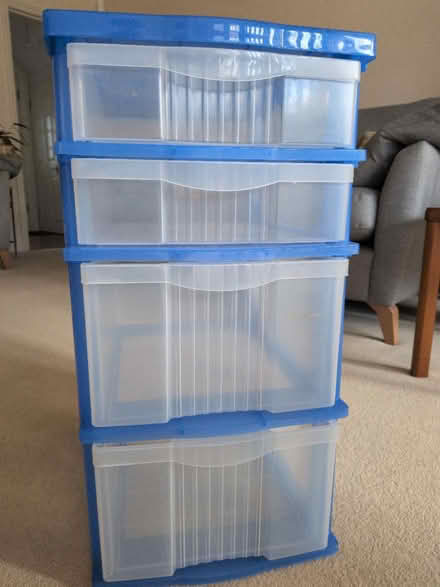 Photo of free Plastic storage drawers #2 (Amersham HP6) #1
