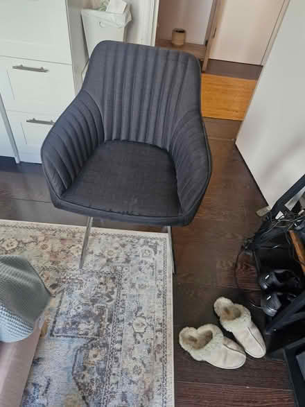 Photo of free Black cushy chair (Islington N1) #1