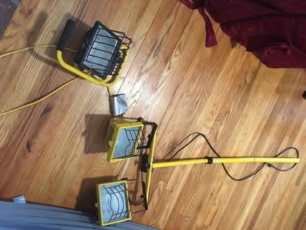 Photo of free Work lights (?need bulbs) (Wakefield) #2
