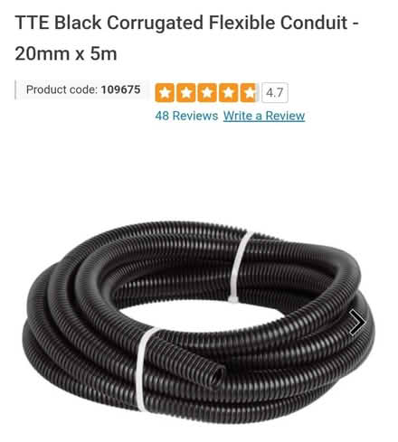 Photo of Short piece of flexible conduit (Howlands, AL7) #1