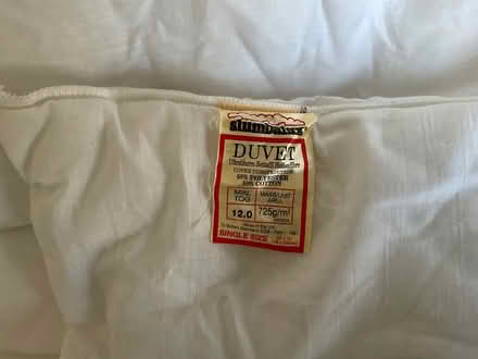 Photo of free Single Slumbalux 12-tog duvet (Wimborne BH21) #2