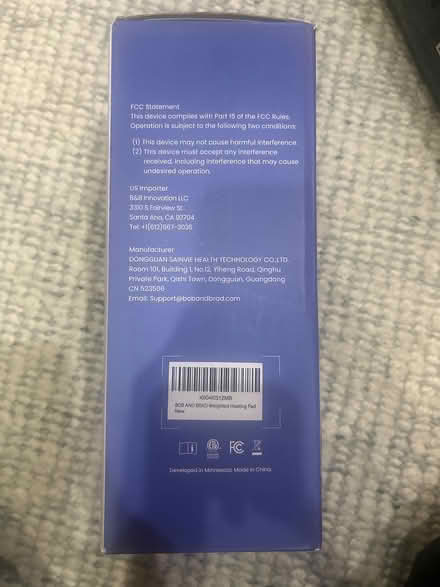 Photo of free Brand new electric blanket (chinatown) #4