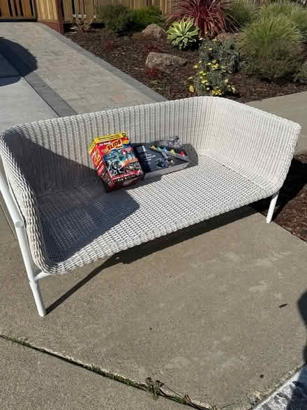 Photo of free Outdoor loveseat (Alameda, crown memorial beach) #1