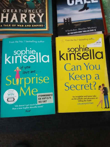 Photo of free six lovely various books (Heacham PE31) #1