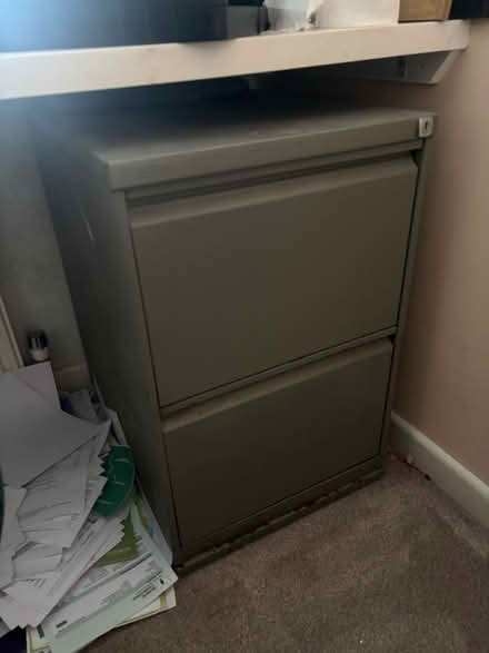 Photo of free Filing Cabinet with files and key (Warrington WA4) #1