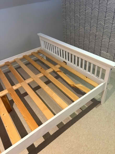 Photo of free Double bed and mattress (Hitchin Herts) #4