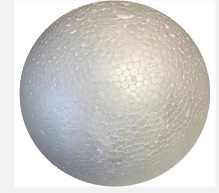 Photo of solid styrofoam ball 20cm or bigger (Se279) #1