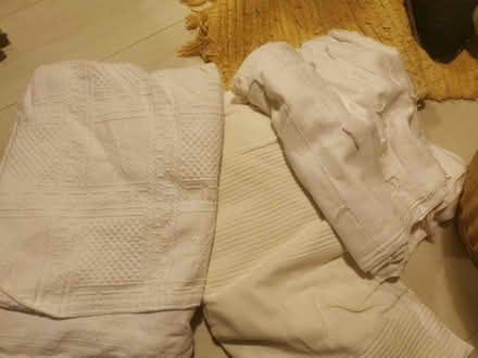 Photo of free 3x white throws (Vale LA1) #1