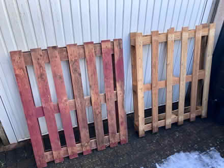 Photo of free 2 x Sturdy Wooden Pallets (Northfield Crescent NG9) #1