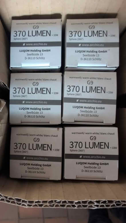 Photo of free G9 led lights bulbs x 6 (Normandy, GU3) #1