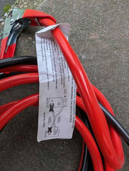 Photo of free Jumper cables (Seattle Bitter Lake) #2