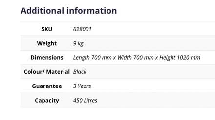 Photo of free 450 litre compost bin (East Grinstead. RH19) #2