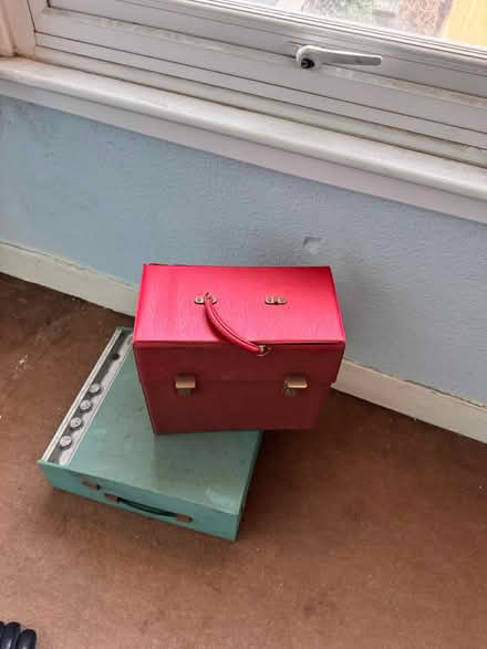 Photo of free Antique record player and case (W8 7DA) #1