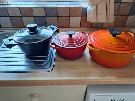 Photo of free Three casserole dishes. (Brocton ST17) #1
