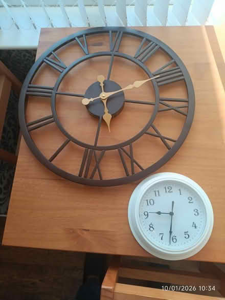 Photo of free 2 battery operated clocks (WV4 parkfields) #1