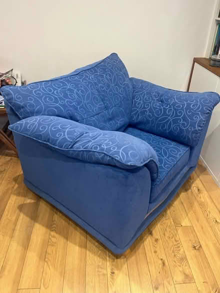 Photo of free Blue armchair (Hill Head PO14) #3