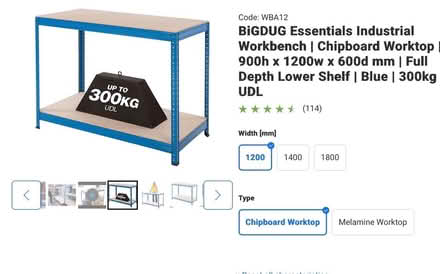 Photo of free 2x Big Dug Workbench (East Grinstead. RH19) #4