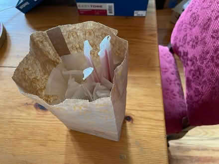 Photo of free wrapped forks, knives, spoons, etc (Wedgwood) #1