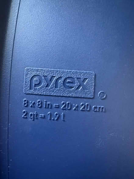 Photo of free 8x8 baking dish lid (Michigan Park) #2