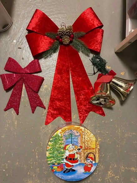 Photo of free Christmas decorations and tin (Bronte area) #1