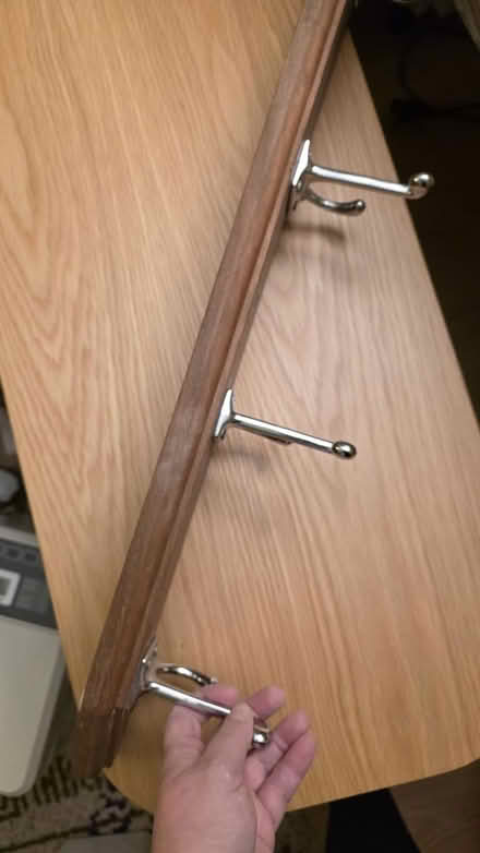Photo of free Coat hook strip on wood (Emsworth PO10) #2
