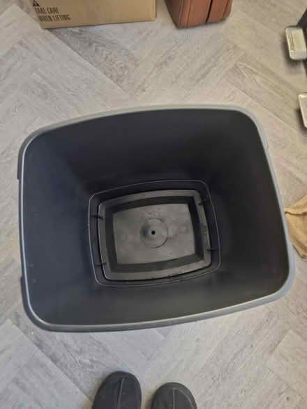 Photo of free Black plastic kitchen bin (Home B60) #2