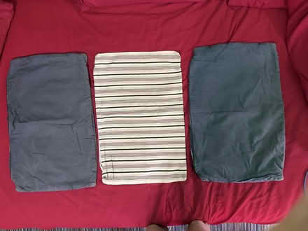 Photo of free Cushion Covers 3 pcs (Chalk Farm NW1) #1