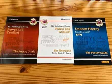 Photo of free GCSE Poetry Study Guides (Basingstoke RG22) #1