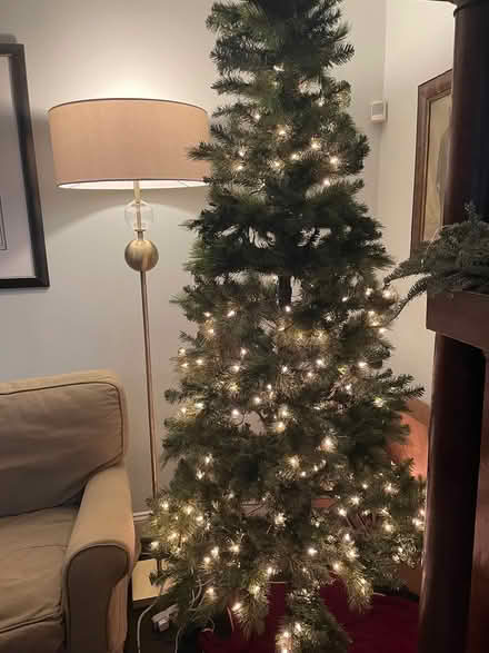 Photo of free Pre-lit artificial Christmas tree (H Street NE) #1