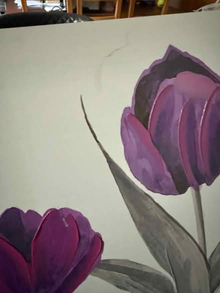 Photo of free Flower canvas (Bracknell Forest RG40) #2