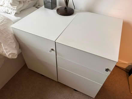 Photo of free Two white desk pedestals, E1 (Stepney E1) #2