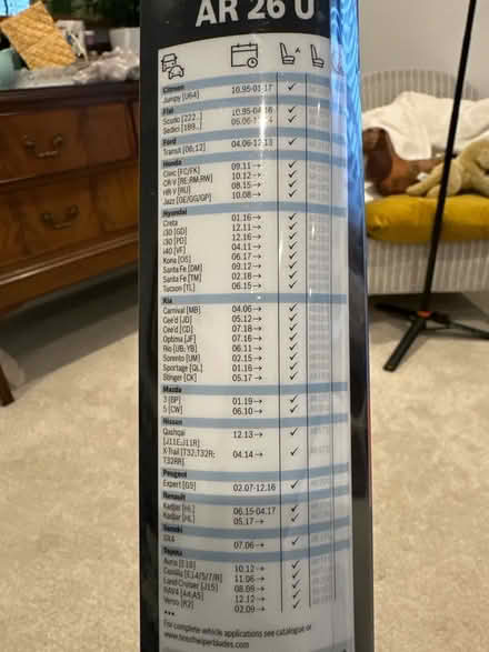 Photo of free 2 New Wiper Blades - AR 26 U (Burgess hill) #3