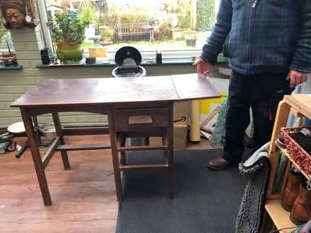 Photo of free Desk table £ folding) (Fakenham) #3