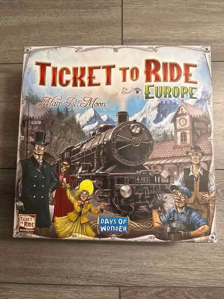 Photo of free Board game Ticket to Ride Europe (Uplands / Paul Anka) #1