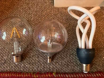 Photo of free 3 Decorative light bulbs (Oxton Village CH42) #1