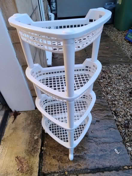 Photo of free Plastic bathroom shelf rack (GL10) #1