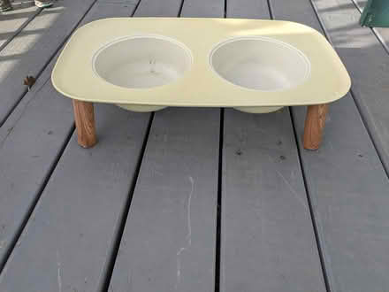 Photo of free Elevated dog feeding bowl holder (West End Santa Rosa) #2
