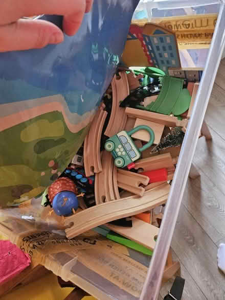 Photo of free Wooden train set (Bletchley) #1