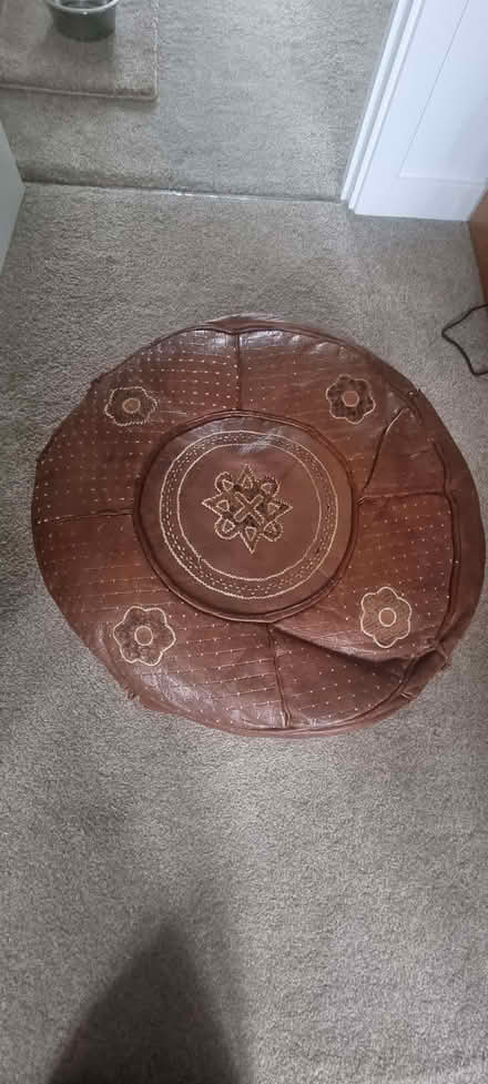 Photo of free Leather Pouffe (Penrith CA11) #1