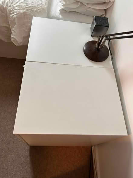 Photo of free Two white desk pedestals, E1 (Stepney E1) #3