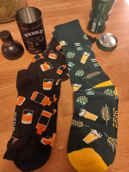 Photo of free Socks - beer and whisky themed (Derby DE24) #2
