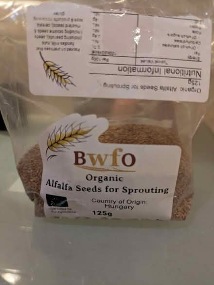 Photo of free Alfalfa sprouting seeds (CT1) #1