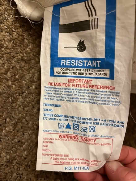 Photo of free Mattress for child’s bed #2 (Brighton BN2 6) #2