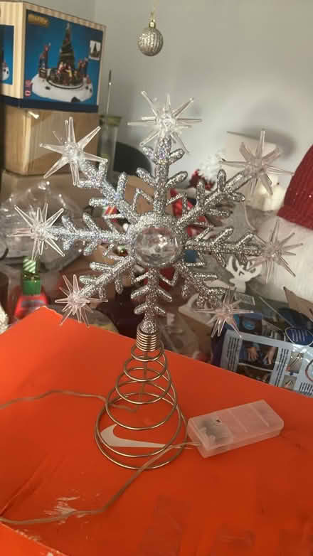 Photo of free Multi colour flashing tree star (Okehampton EX20) #1