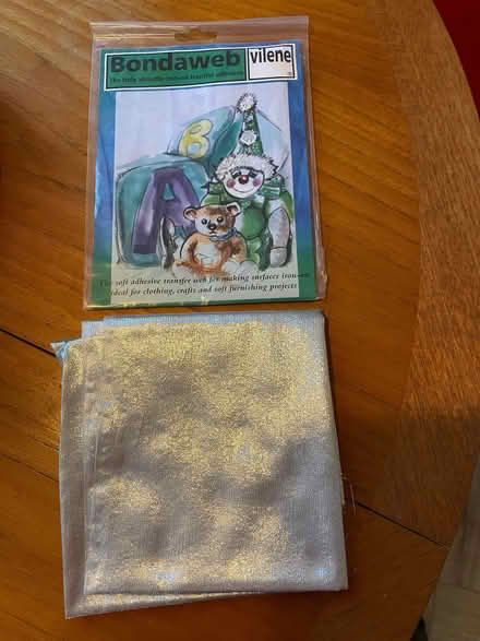 Photo of free Bondaweb and silver material (Harrogate HG2) #1