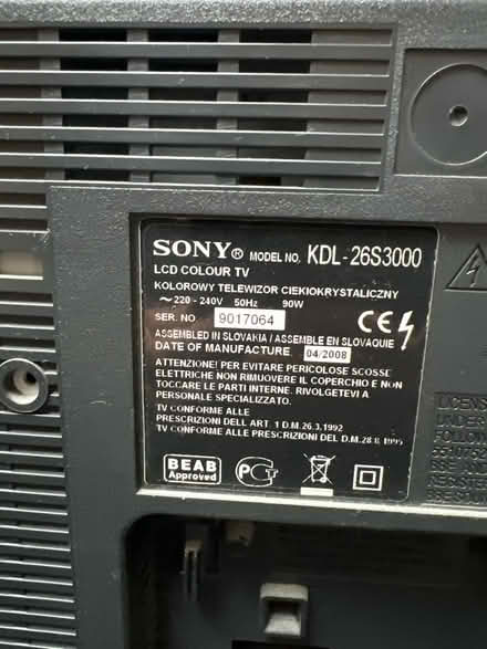 Photo of free Sony TV (LU6 Central Dunstable) #4