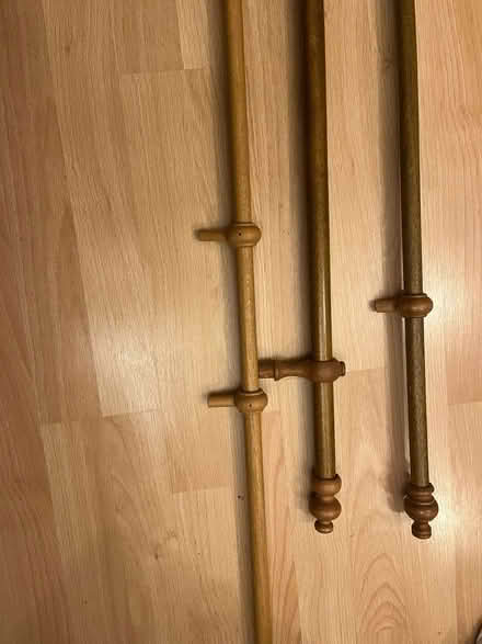 Photo of free Wood poles - suitable for curtains (Bradway S17) #2